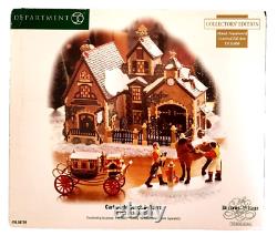 Cartwright Coach Builders Dept 56 Dickens Village Collector's Ed. Extremely Rare