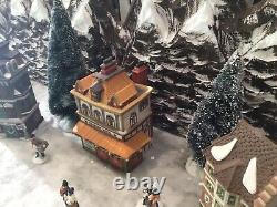 Christmas village display mountain backdrop 6 Feet LongFor Lemax Dept 56 Dickens