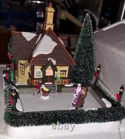 DEPT 56 Christmas LONDON SKATING CLUB DICKENS VILLAGE Series All PARTS WORKING