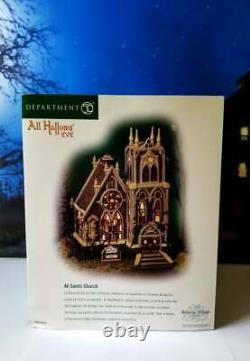DEPT 56 Dickens' Village All Hallows' Eve ALL SAINTS CHURCH! Spooky, Haunted