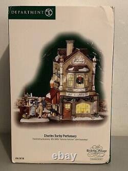 DEPT 56 Dickens Village CHARLES DARBY PERFUMERY! Victorian Scents Shop Store NEW