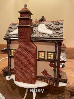 DEPT 56 Dickens Village FEZZIWIG'S BALLROOM GIFT SET withTrees & Figurine & Box