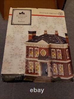 DEPT 56 Downton Abbey Series The Dower House 4043909 Box Damage See pics