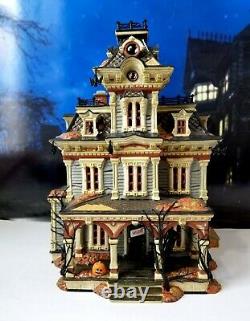 DEPT 56 Snow Village Halloween GRIMSLY MANOR! Haunted House, Spooky, Scary