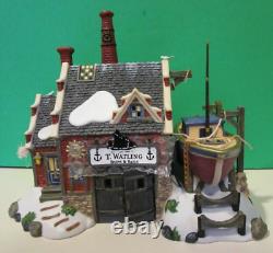 DEPT 56 T. WATLING SHIPS and SAILS LIGHTED DICKENS VILLAGE Series NEW n BOX