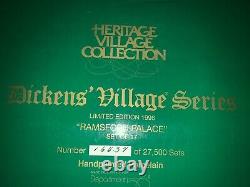 Depart. 56 Dickens' Village Ramsford Palace Limited Edition #16,437 Of 27,500