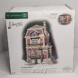 Department 56 A Christmas Carol Fred Holiwell's House Peek Inside 56.58492 WORKS