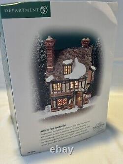 Department 56 Antiquarian Bookseller 58508 Dickens Village Complete with Box