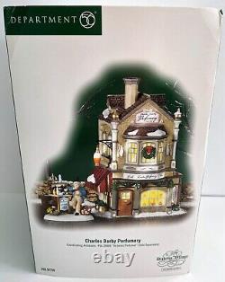 Department 56 CHARLES DARBY PERFUMERY #58756 Dickens Village Series