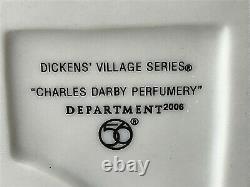 Department 56 Charles Darby Perfumery Dickens Village Series 58756 RARE NIOB