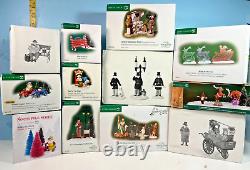 Department 56 Christmas Figures Lot of 12 Different Sets (As-Is)