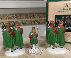 Department 56 Dept 56 X Ten Pipers Piping 12 Days Of Dickens Village Retired