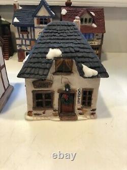 Department 56 Dept. Original Shops Of Dickens' Village Set of 7 Christmas Houses