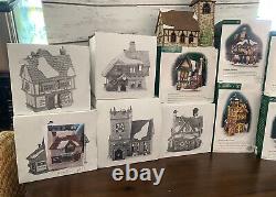 Department 56 Dicken's Village Lot of Buildings & Scene's Lot Of 25 Sets/House's