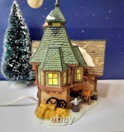 Department 56 Dickens Village BAYLY'S BLACKSMITH! Excellent, Complete, Horseshoe