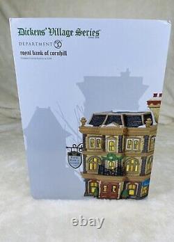 Department 56 Dickens Village Bank Of Royal Cornhill LIMITED EDITION of 2,019