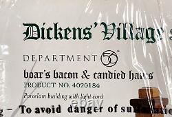 Department 56 Dickens Village Boar's Bacon & Candied Hams 4020184 Sealed