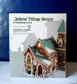 Department 56 Dickens Village CHURCH AT CORNHILL! A Christmas Carol, Rare