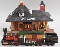 Department 56 Dickens Village Chadbury Station And Train-Set Of 4 Boxed 64279
