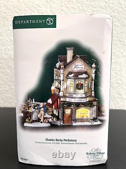 Department 56 Dickens' Village Charles Darby Perfumery 56.58756 Retired 2009