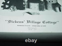 Department 56 Dickens' Village Cottage 1985 Ltd Edition #559 of 2500 (NIB)