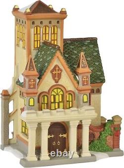 Department 56 Dickens Village Duniway Abbey Lit Building 6000583 RARE NEW