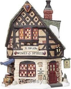 Department 56 Dickens Village E. Tipler Agent Wine Spirits Building (56.58725)