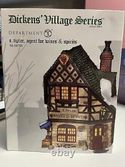Department 56 Dickens Village E Tipler Agent Wine and Spirits Building 5658725