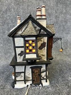 Department 56 Dickens' Village Ebenezer Scrooge's House Animated Lit House