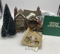Department 56 Dickens' Village FEZZIWIG'S BALLROOM Complete Trees Snow Figures