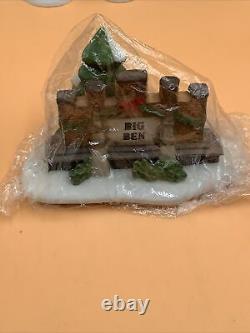 Department 56 Dickens Village Historical Landmark Christmas Big Ben Clock Box