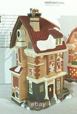 Department 56 Dickens' Village Limited Edition Building Russell Street Books