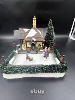 Department 56-Dickens Village- London Skating Club 58700 Tested