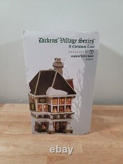 Department 56 Dickens Village Nephew Fred's Home 4036525 Retired