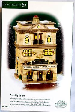 Department 56 Dickens Village Piccadilly Gallery Retired New 58498