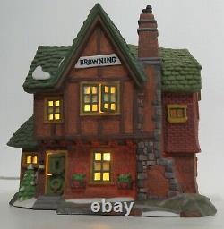 Department 56 Dickens Village Retired Lot 8 Illuminated Lighted Christmas Houses