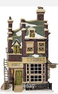 Department 56 Dickens' Village Scrooge And Marley Counting House Lit Building