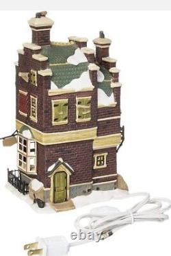 Department 56 Dickens' Village Scrooge And Marley Counting House Lit Building