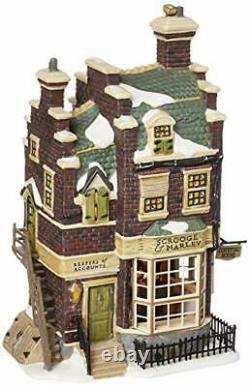 Department 56 Dickens' Village Scrooge and Marley Counting House Lit Building