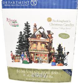 Department 56 Dickens Village Series Beckingham's Christmas Candles # 56.58748