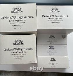 Department 56 Dickens' Village Series DAVID COPPERFIELD SET (includes 6 items)
