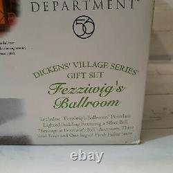 Department 56 Dickens' Village Series Fezziwig's Ballroom Gift Set, Boxed