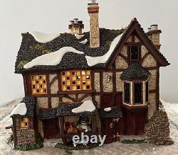 Department 56 Dickens' Village Shakespeare's Birthplace Set of 4 (NIB)