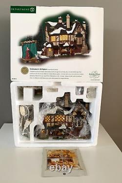 Department 56 Dickens Village Shakespeare's Birthplace (set/4) #58515 NEW