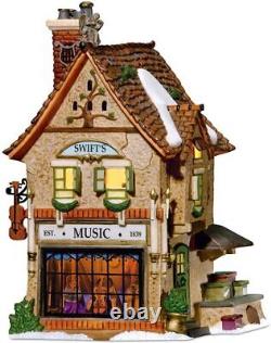 Department 56 Dickens' Village Swifts Stringed Instruments Lit House