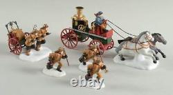 Department 56 Dickens Village The Fire Brigade Of London Town Boxed 6131479