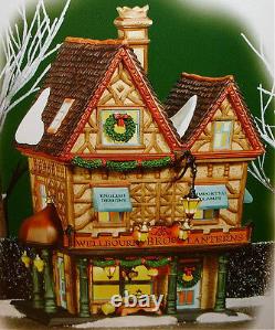 Department 56 Dickens' Village Wellbourn Bros. Lanterns LED Lighted Building New