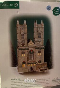 Department 56 Dickens Village Westminster Abbey Pristine. See Description