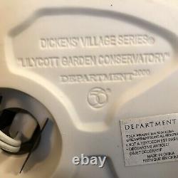 Department 56 Lilycott Garden Conservatory Great Condition