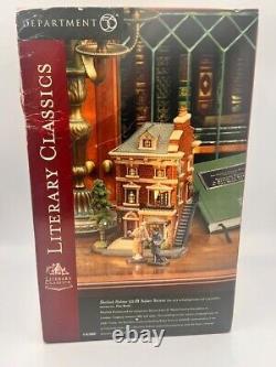 Department 56 Literary Classics Sherlock Holmes 221B Baker Street #58601 New